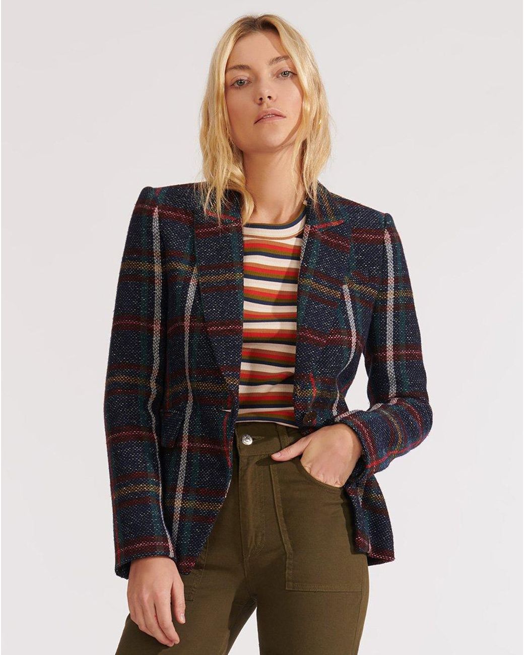 Veronica Beard Denim Zane Dickey Jacket 