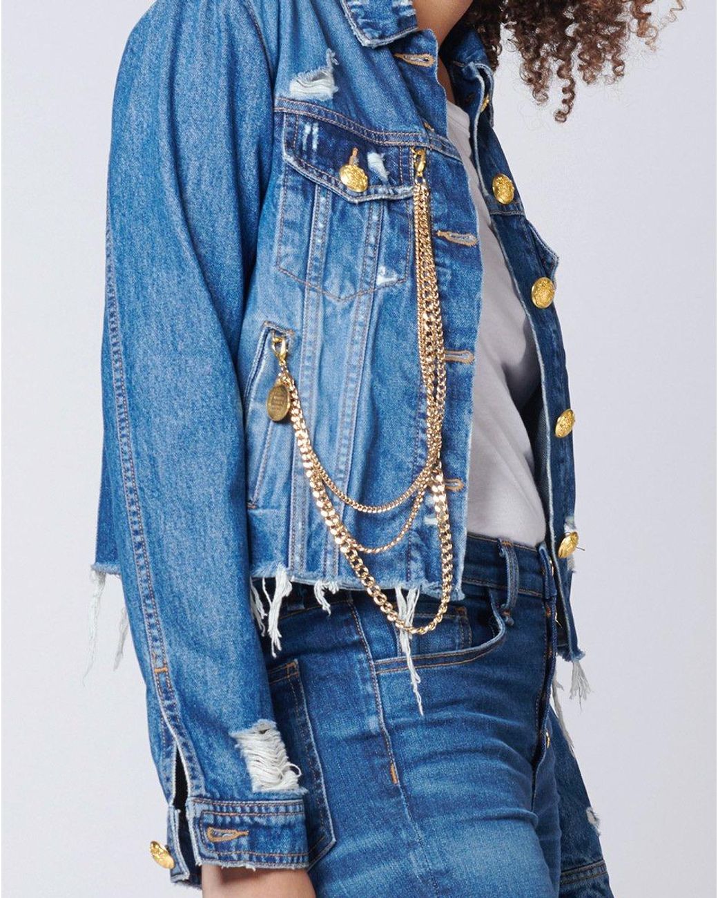 Veronica Beard Denim Cara Jean Jacket 
