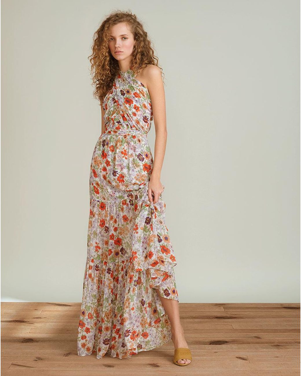 Veronica Beard Florencia Floral Maxi Dress Lyst