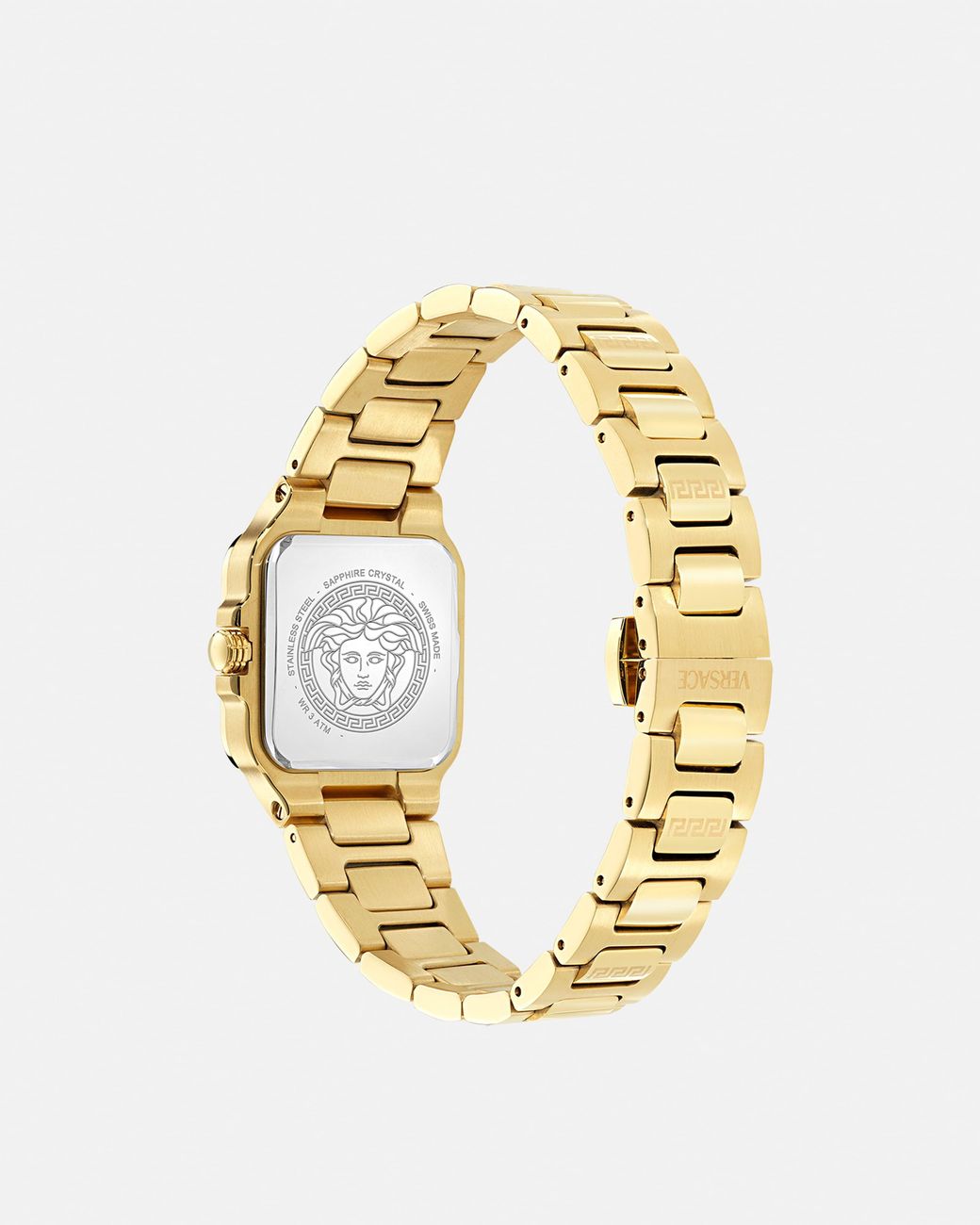 Versace Metallic Greca Edge Watch