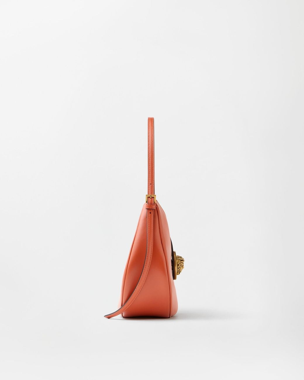 Versace Red Emblème Nappa Hobo Bag