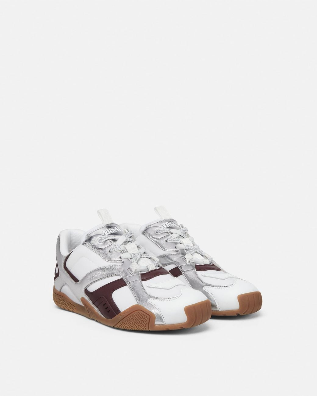 Versace White Galaxia Sneakers