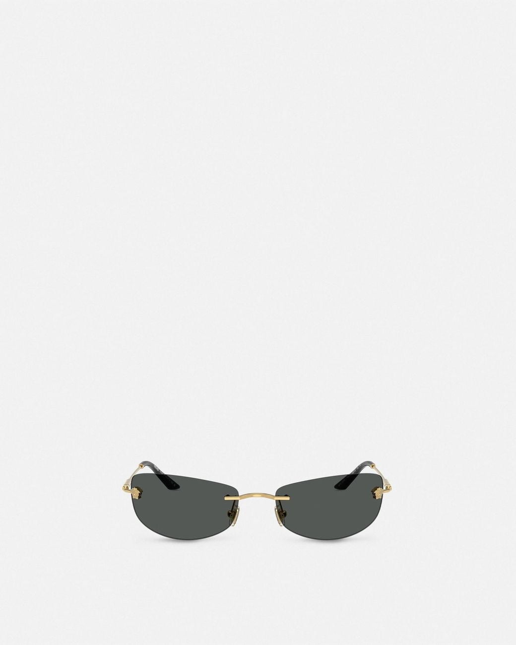 Versace White Lunettes De Soleil Runway for men