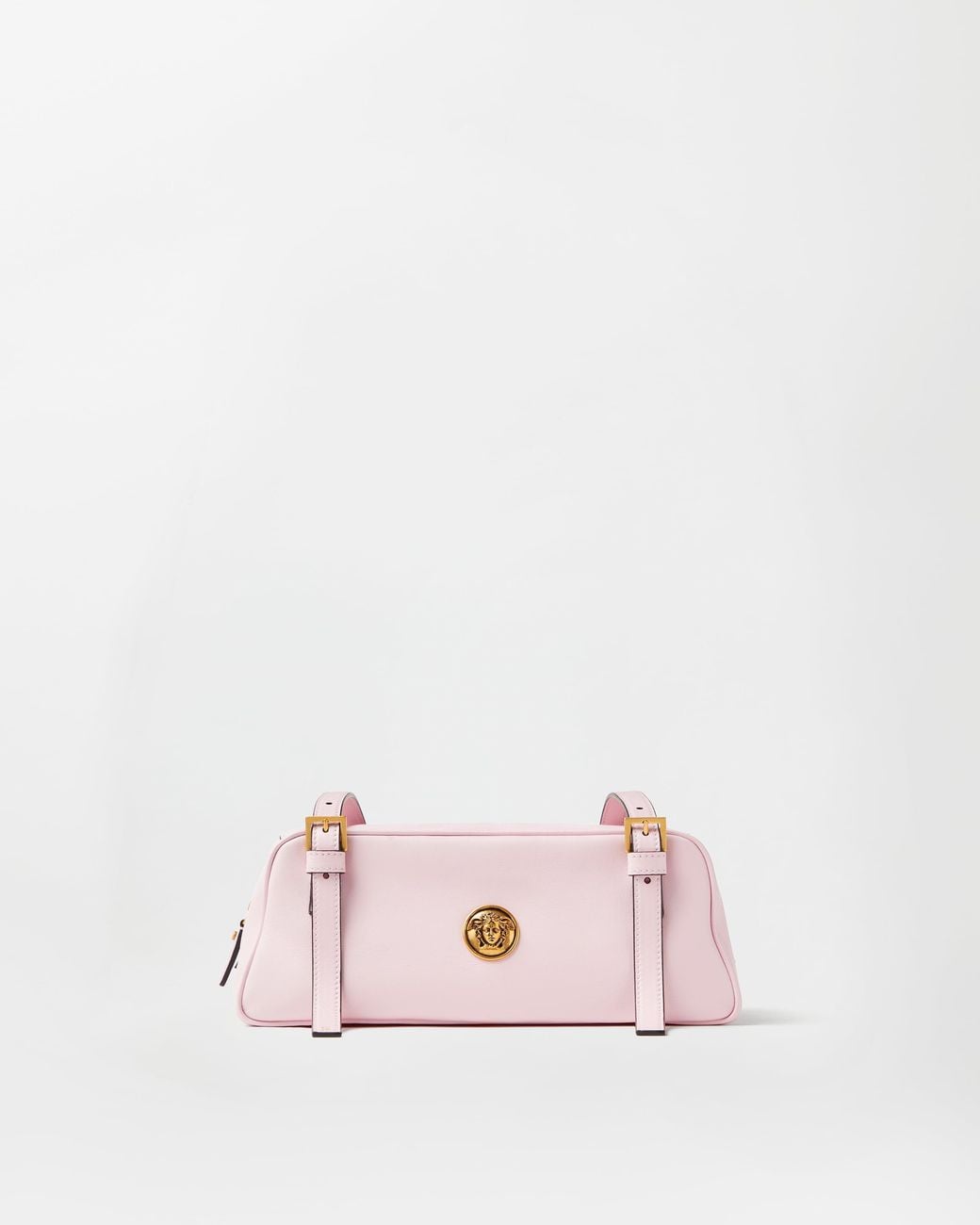 Versace Pink Emblème Nappa Bowling Bag