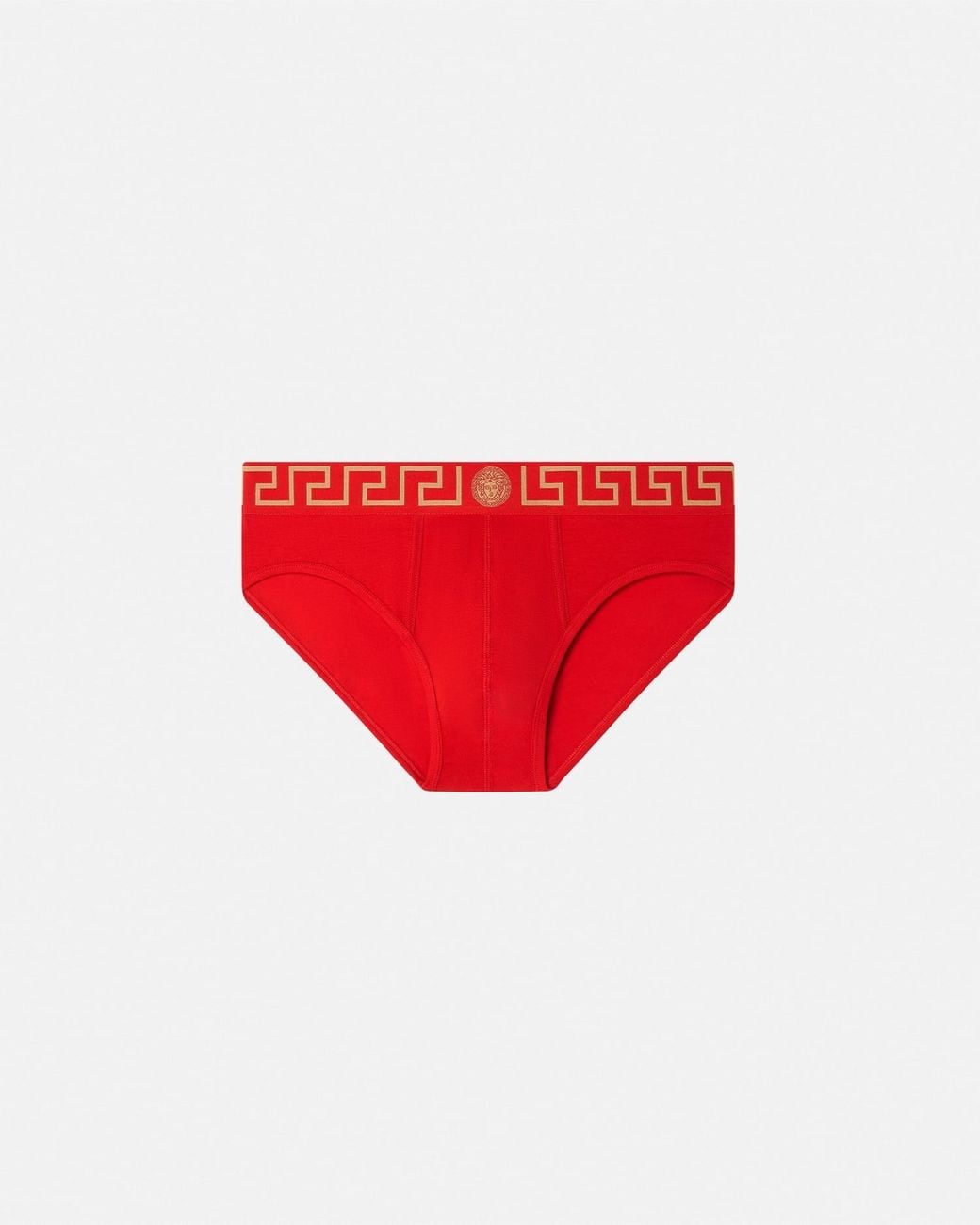 Versace Slip Mit Greca-Bund in Red für Herren