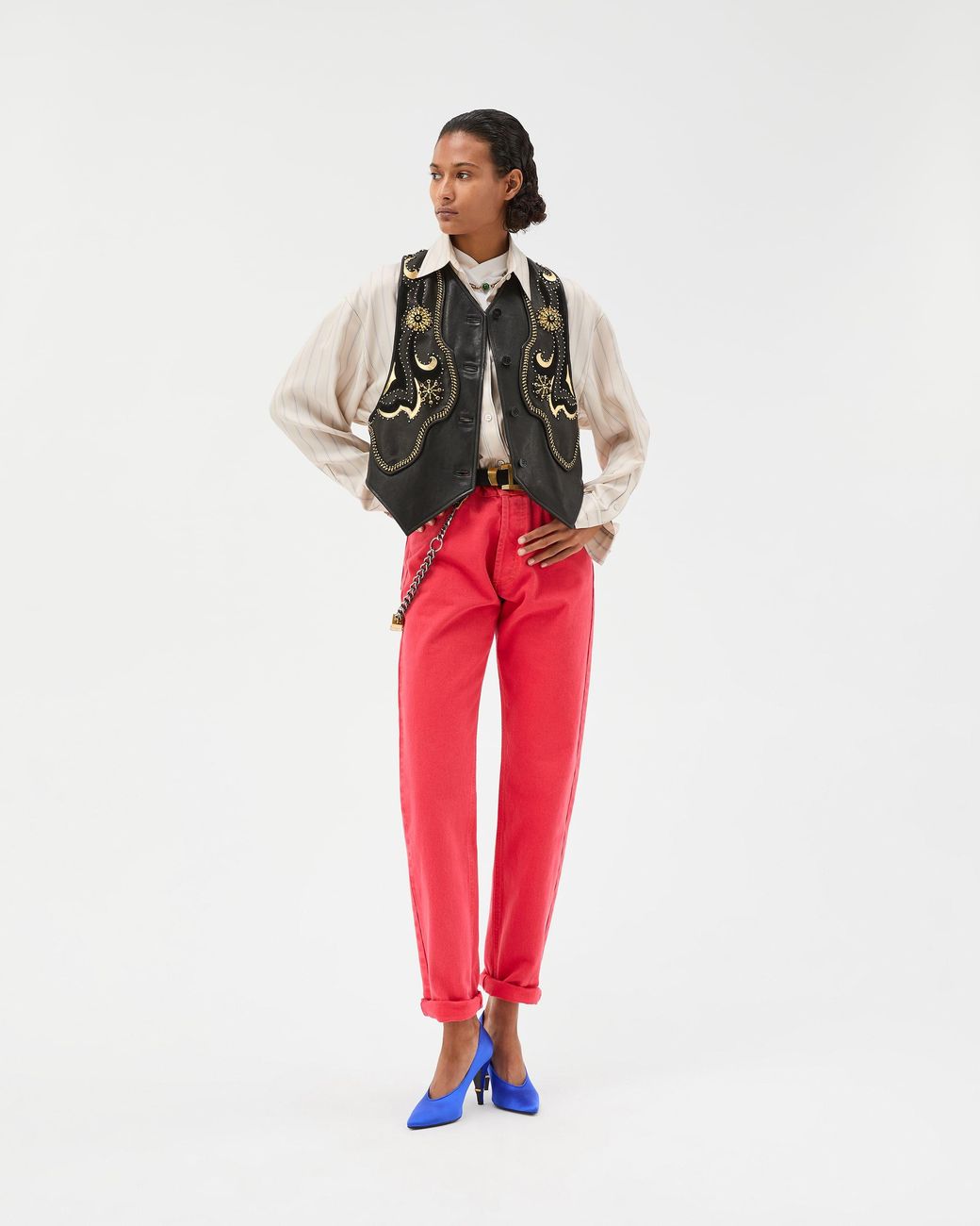 Versace Red Regular Jeans