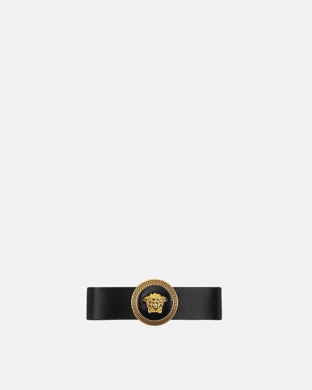 Versace White Gianni Ribbon Hair Clip