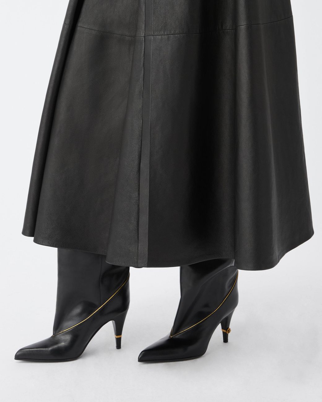 Versace Black Gianni Nappa Knee-High Boots 90 Mm