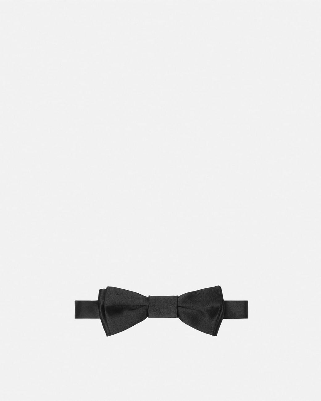 Versace White Silk-Satin Bow Tie for men