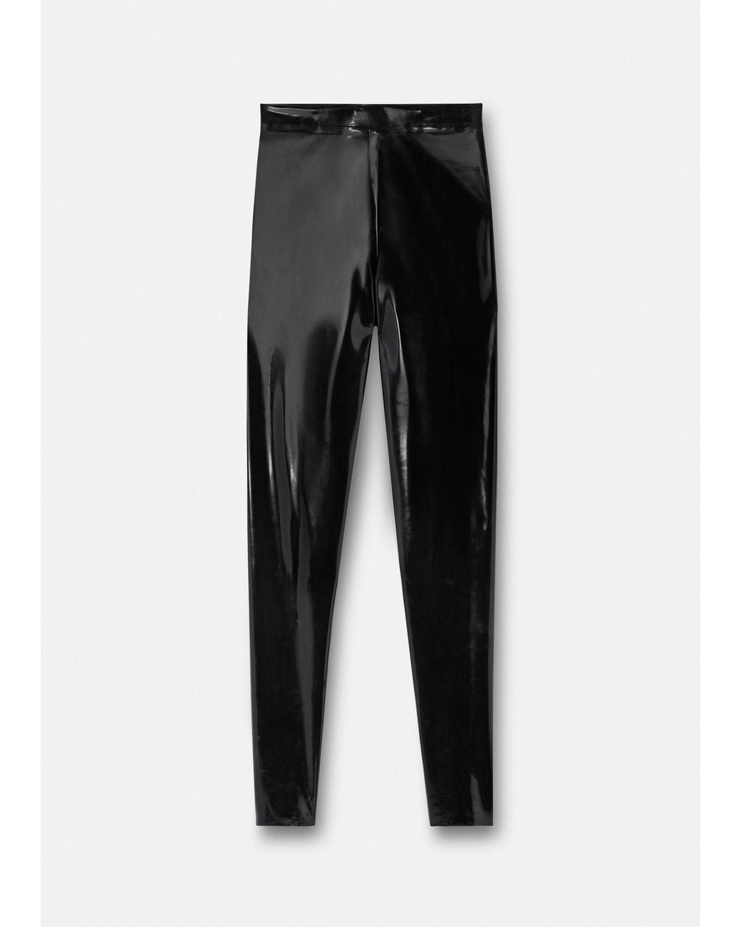 Versace Latex Leggings in Black | Lyst
