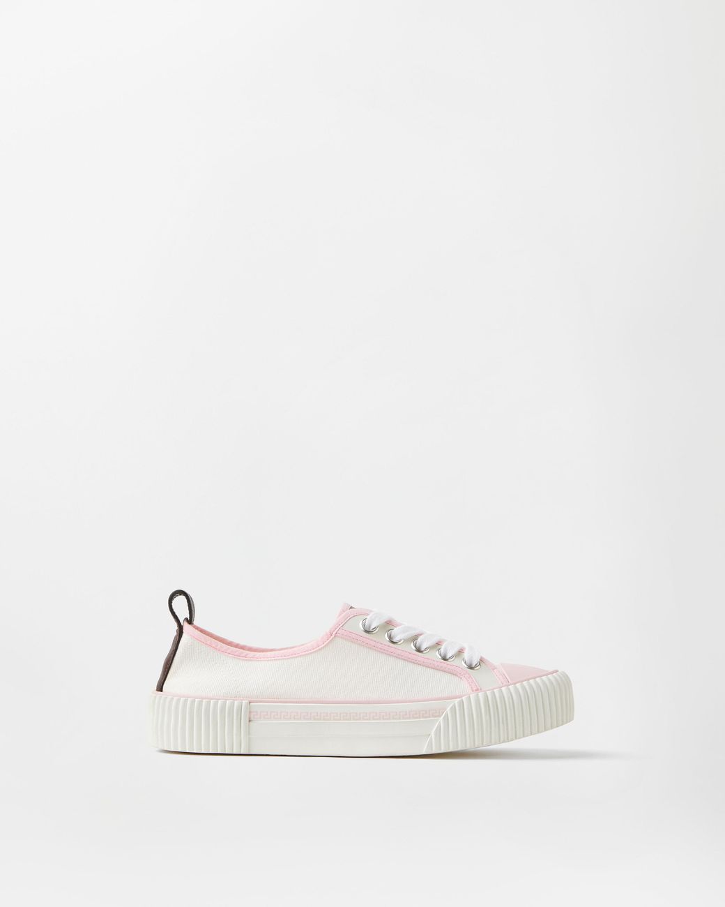 Versace White Goliath Canvas Sneakers