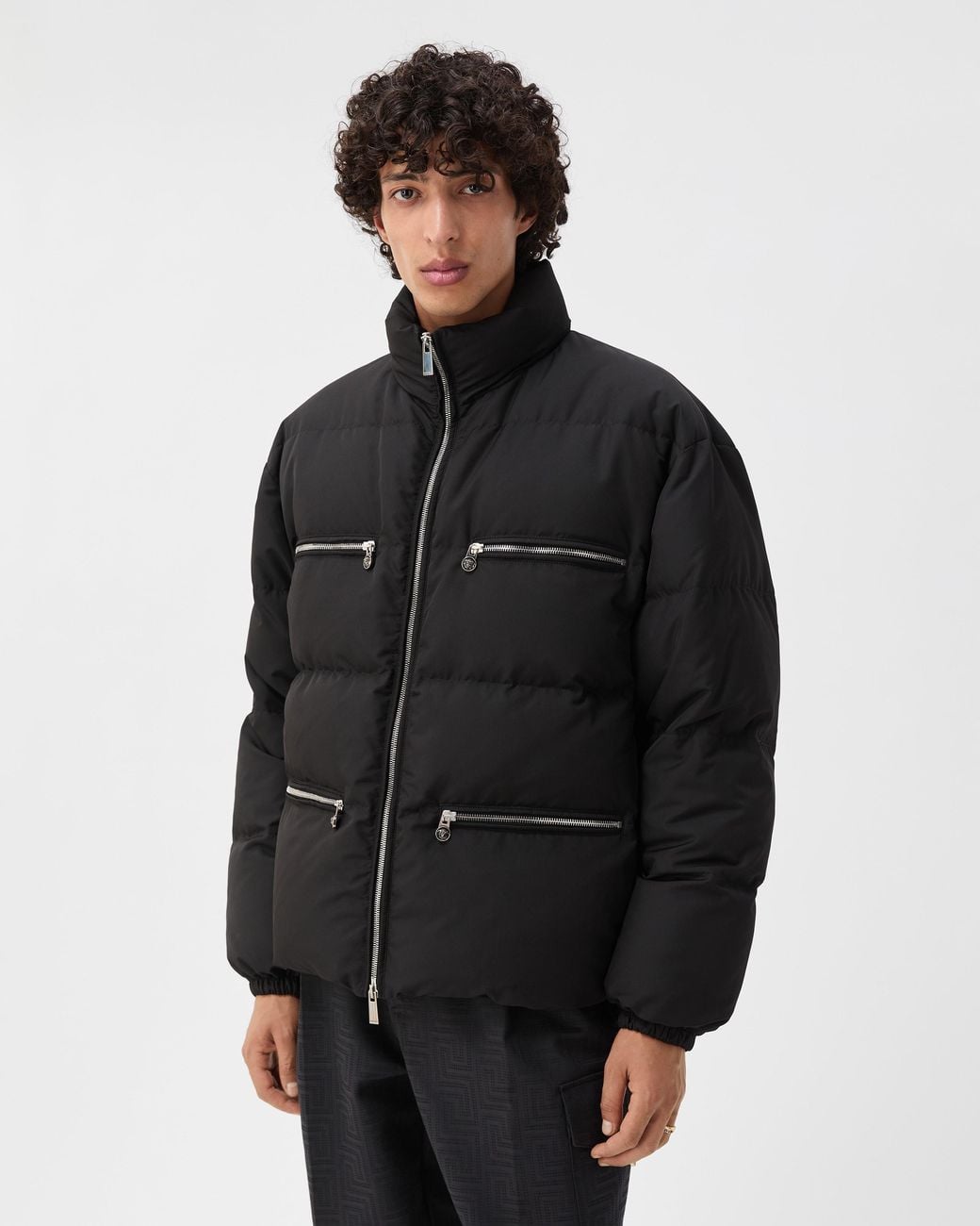 Doudoune Versace pour homme en coloris Black