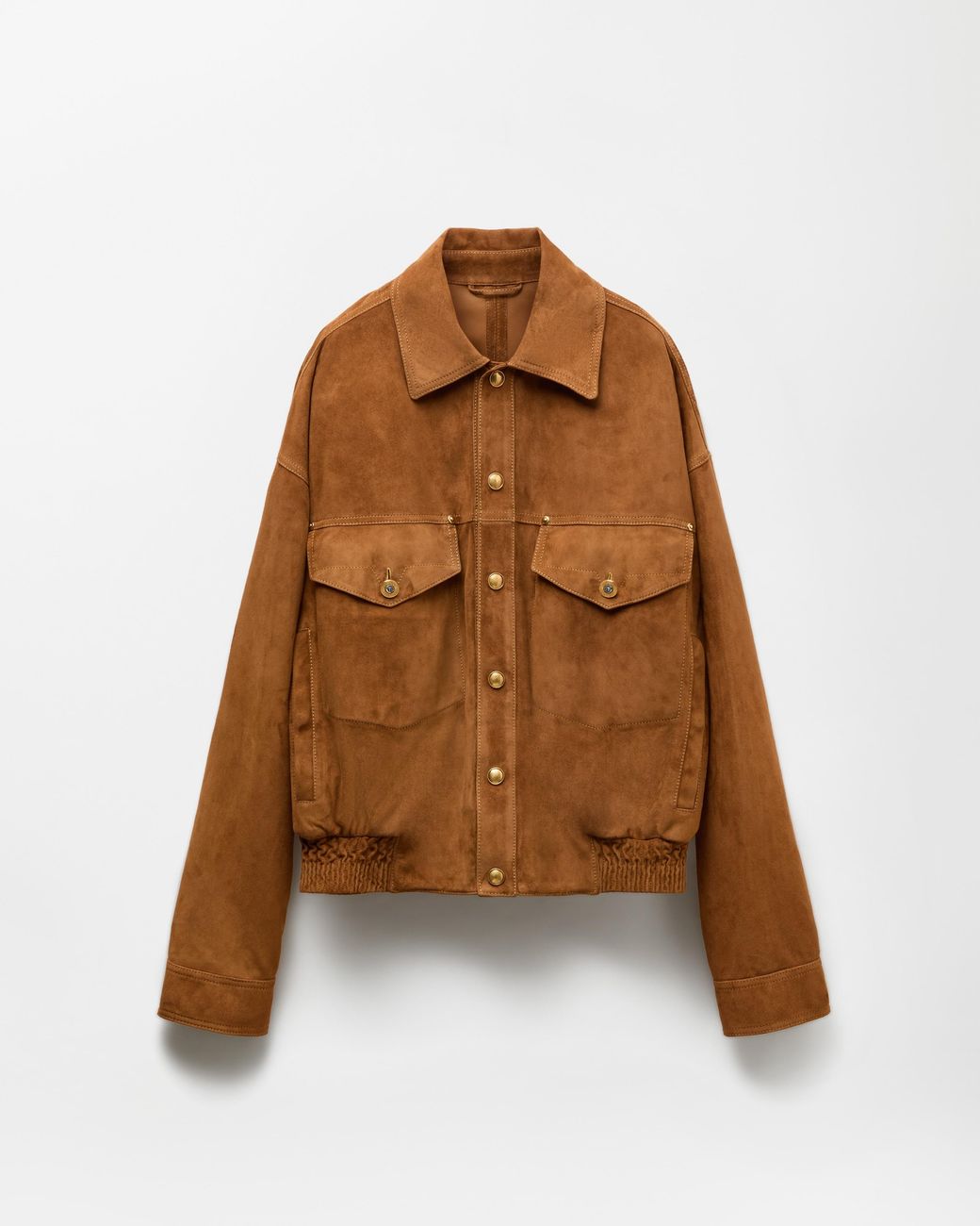 Versace Brown Suede Blouson for men