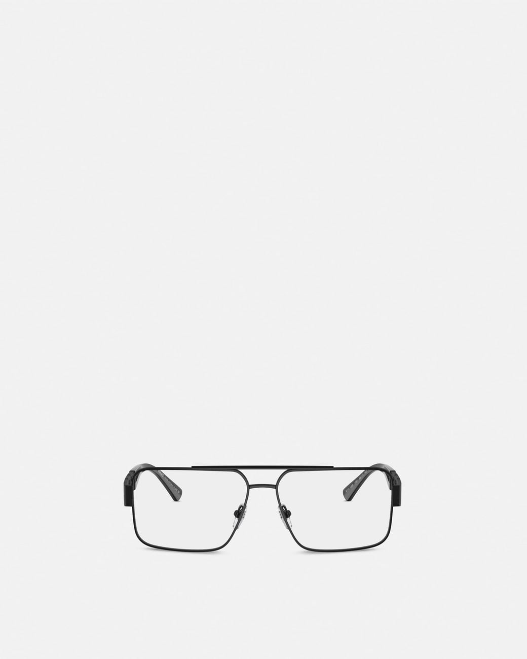 Versace White Greca Navigator Glasses for men