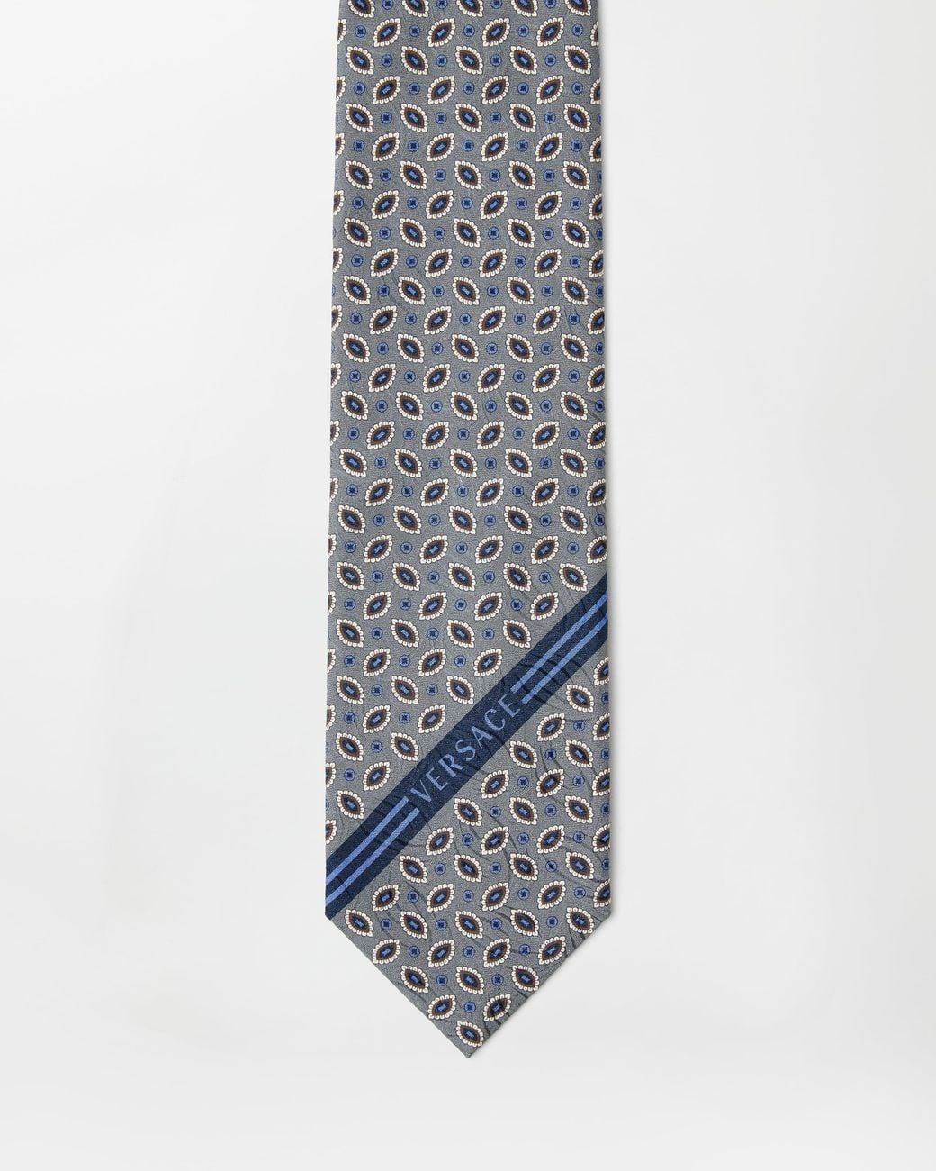 Cravatta di Versace in Blue da Uomo