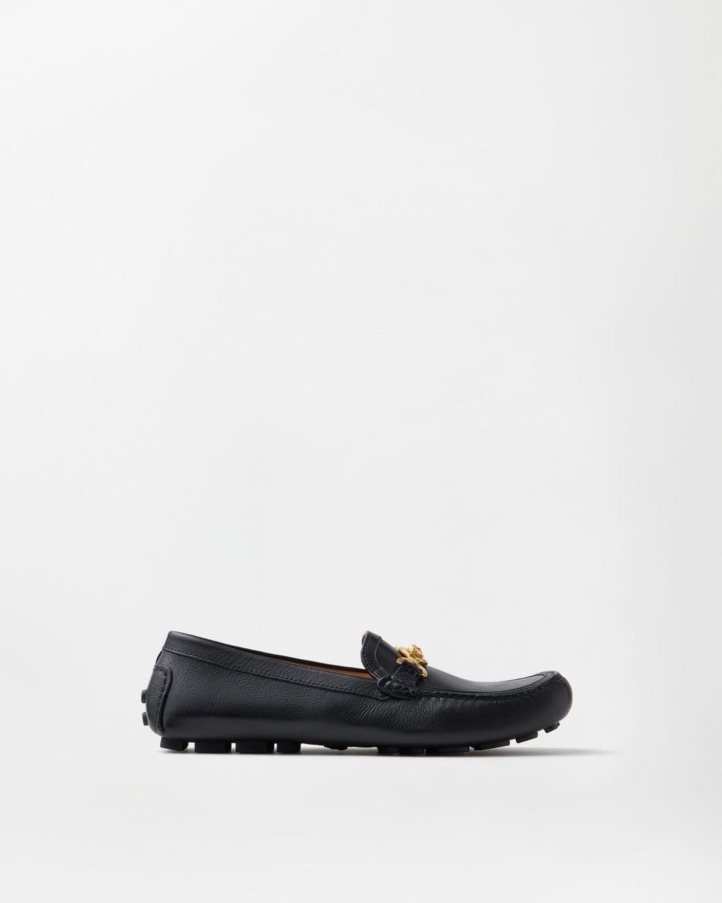 Versace White Robin Driver Shoes for men