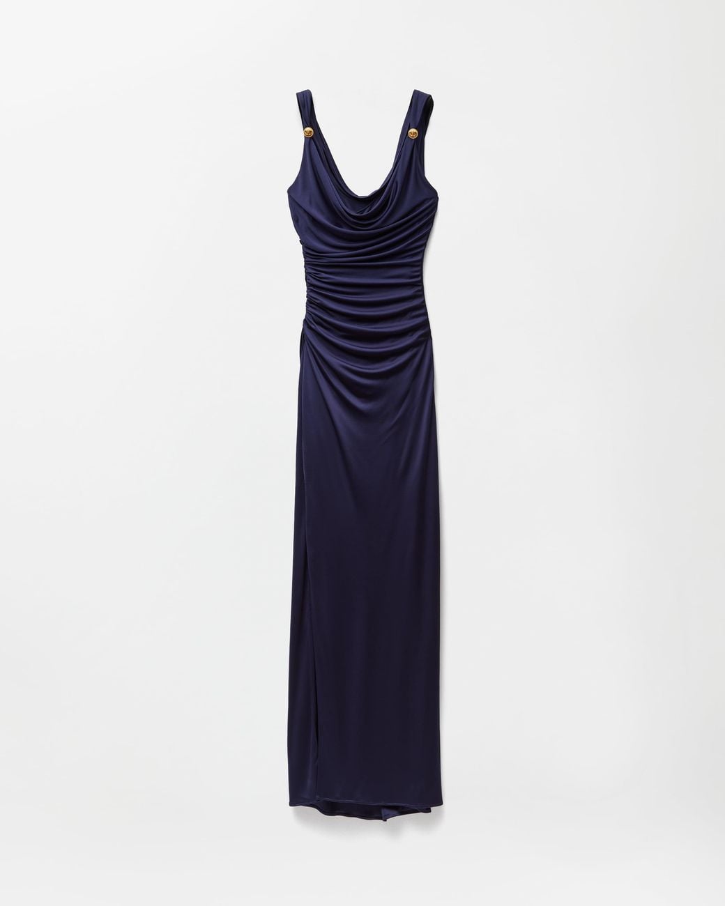Versace Blue Viscose-Jersey Gown