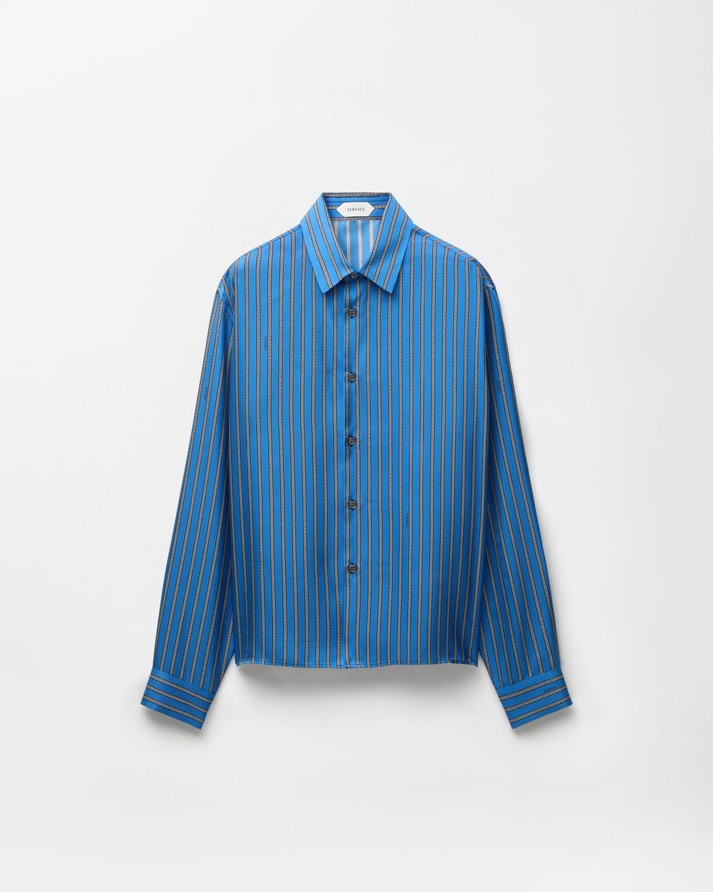 Camicia Regular di Versace in Blue da Uomo