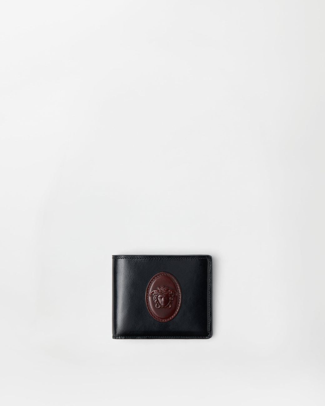 Versace White Roomy Leather Wallet for men
