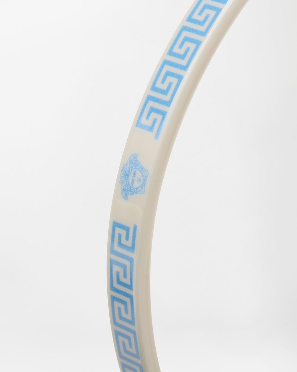 Versace White Haarreif Aus Plexiglas