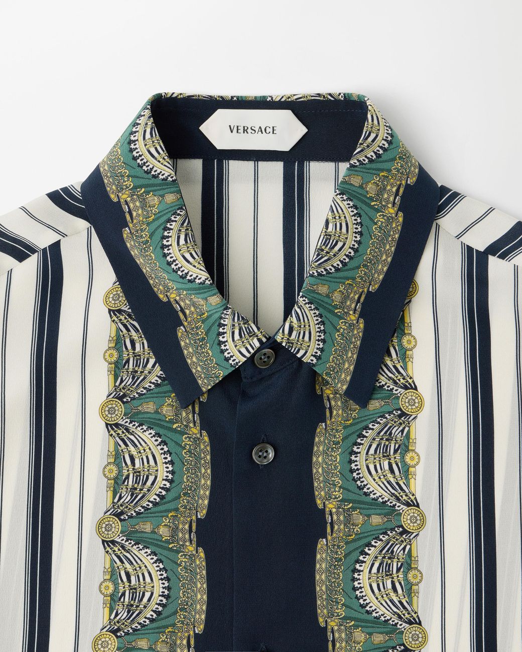 Camicia Regular di Versace in Blue da Uomo