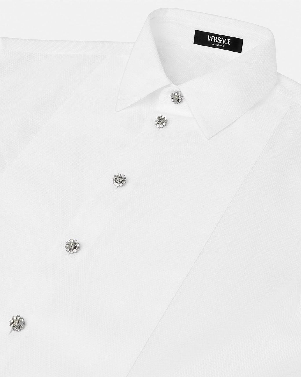 Camicia Da Sera di Versace in White da Uomo