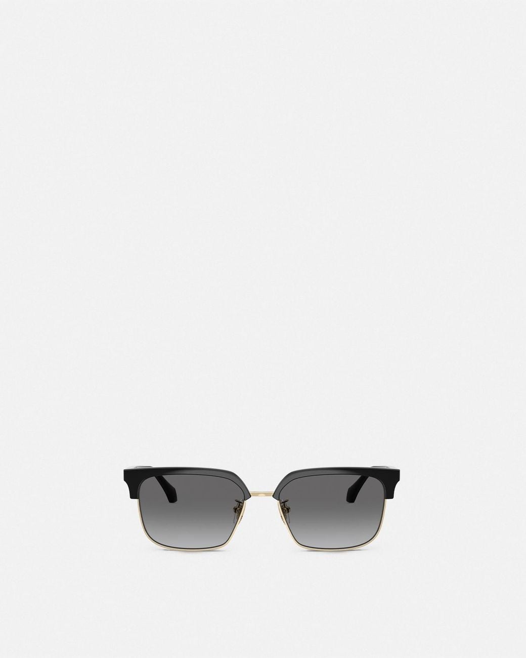 Versace White Signature Low-Bridge Squared Sunglasses for men