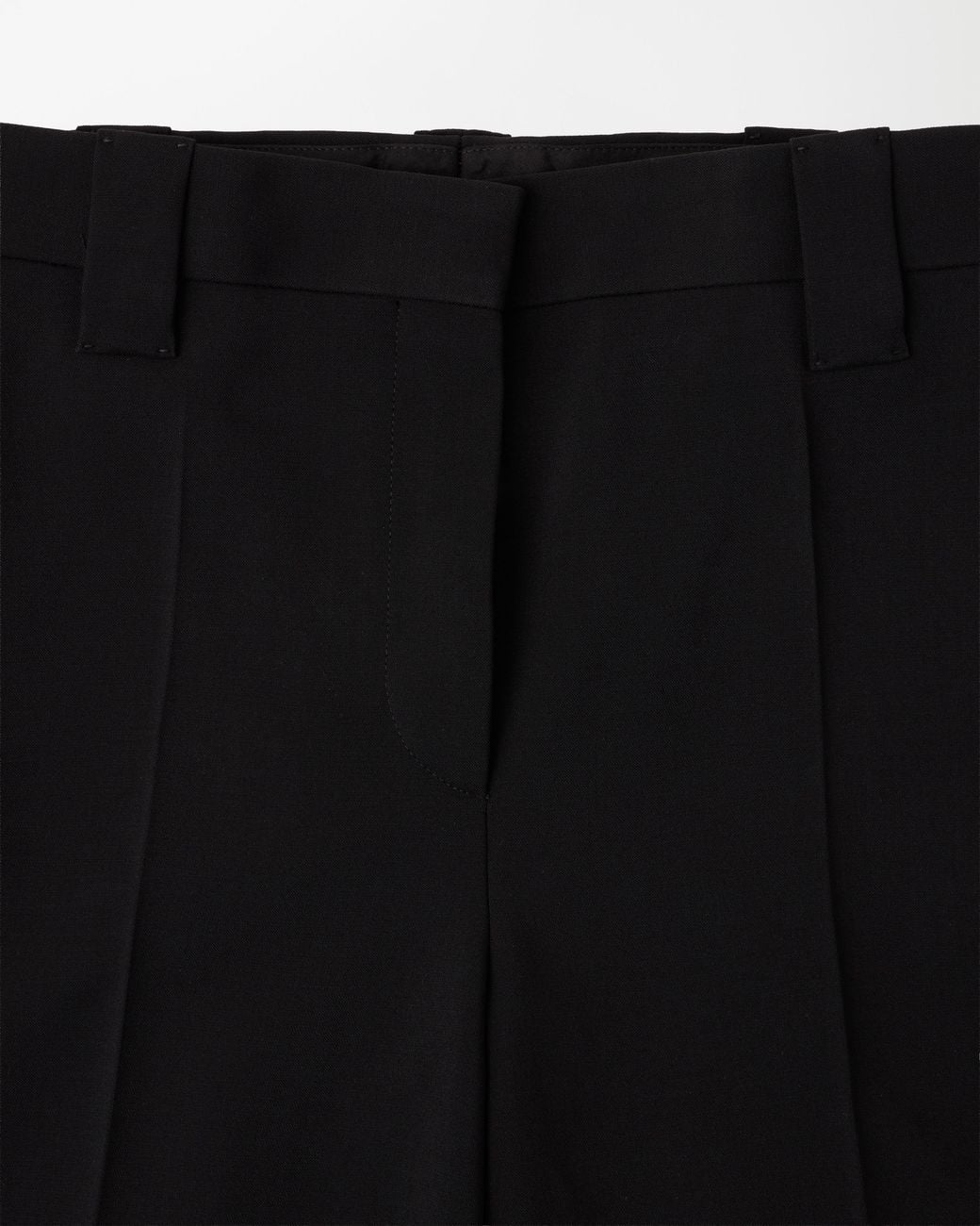 Versace Black Stretch Wool Pants