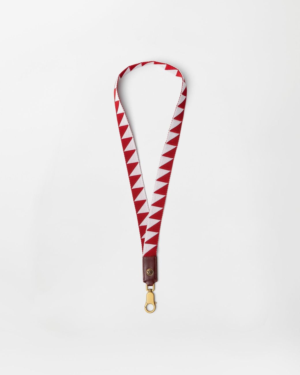 Versace White Ribbon Keychain for men