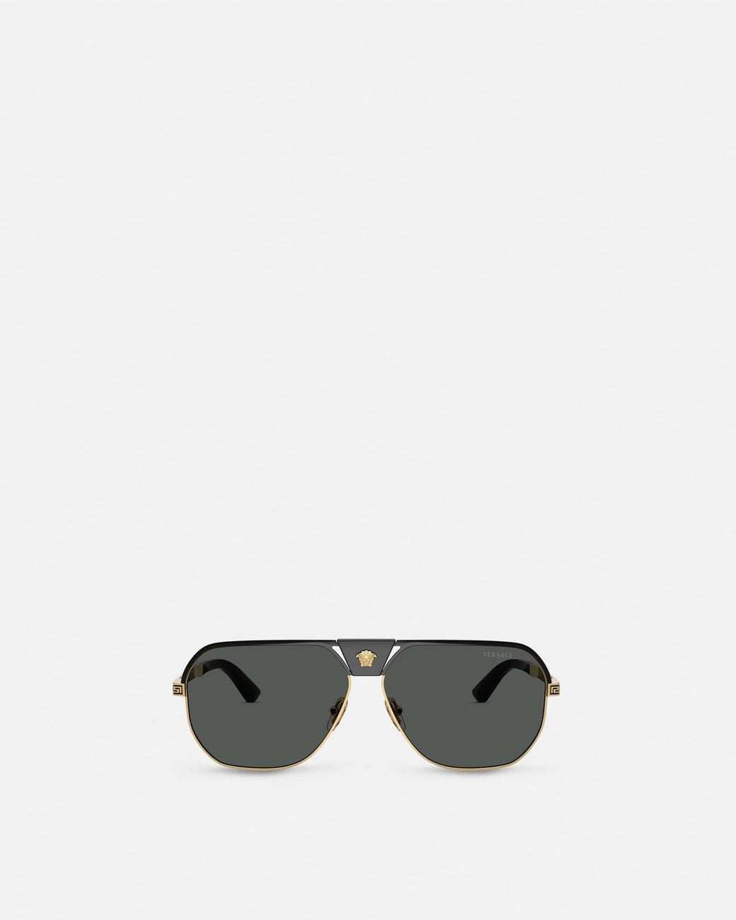 Versace Multicolor Greca Flow Navigator Sunglasses for men