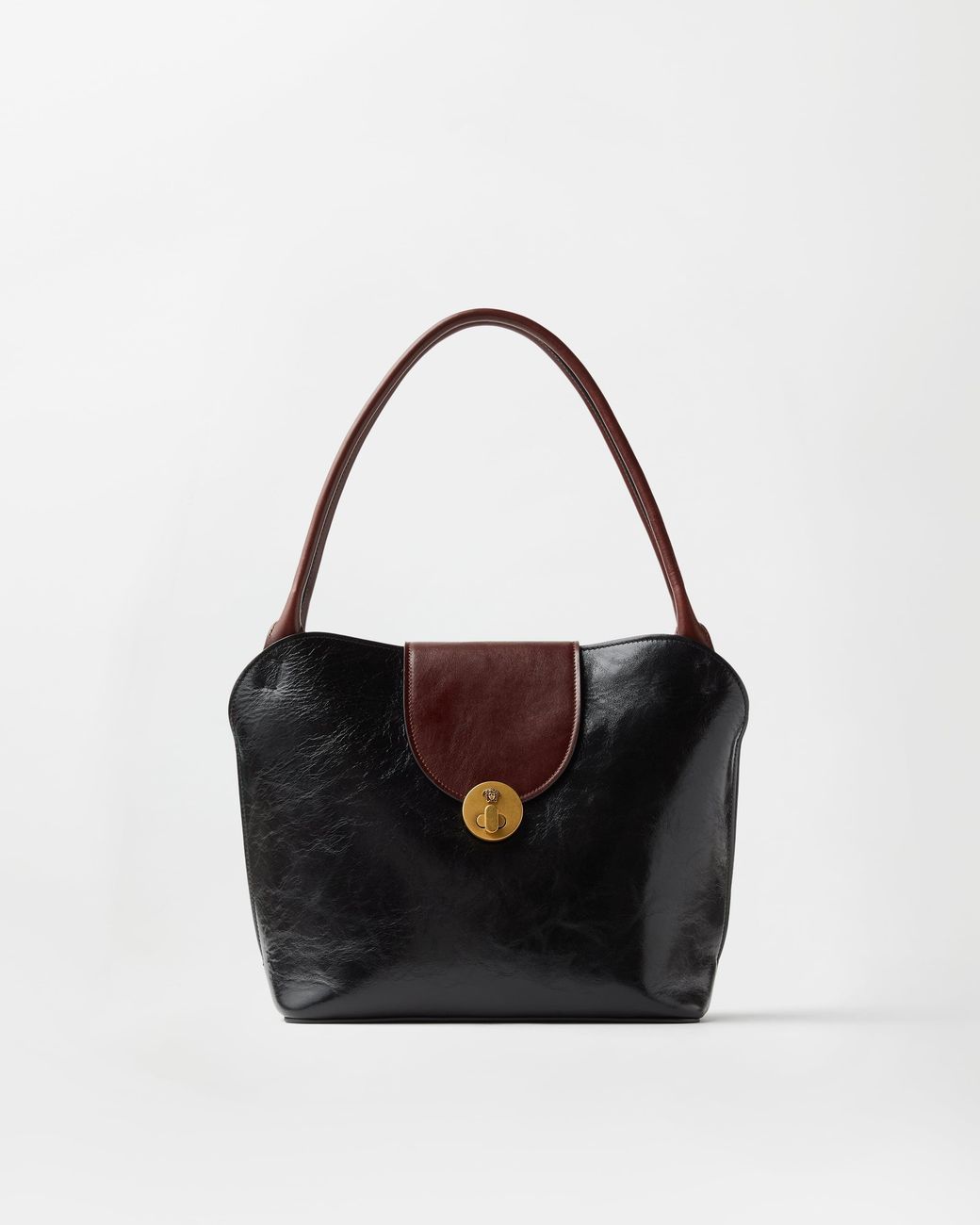Versace Black Vivian Leather Shoulder Bag