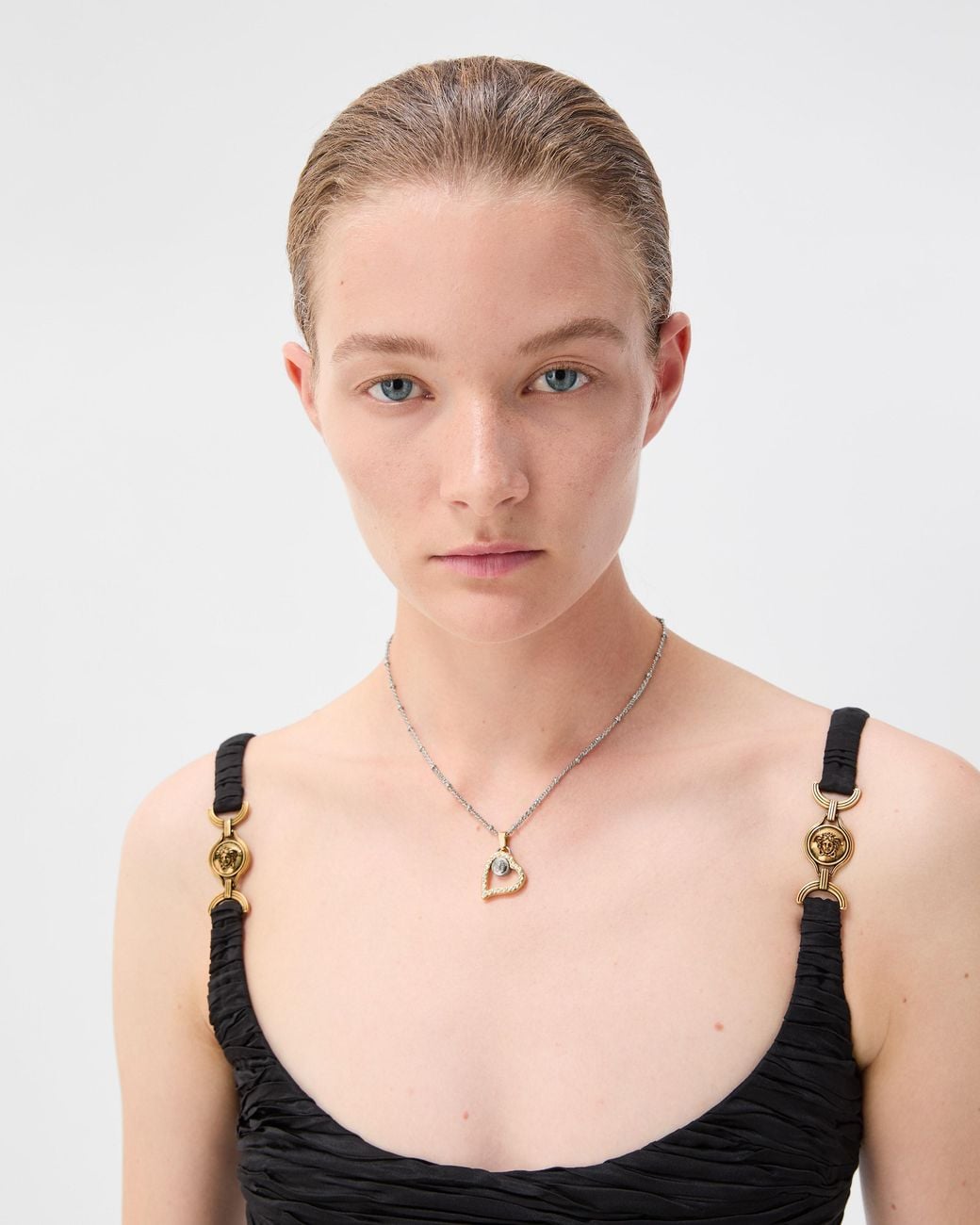 Versace White St. Valentine Crystal Necklace