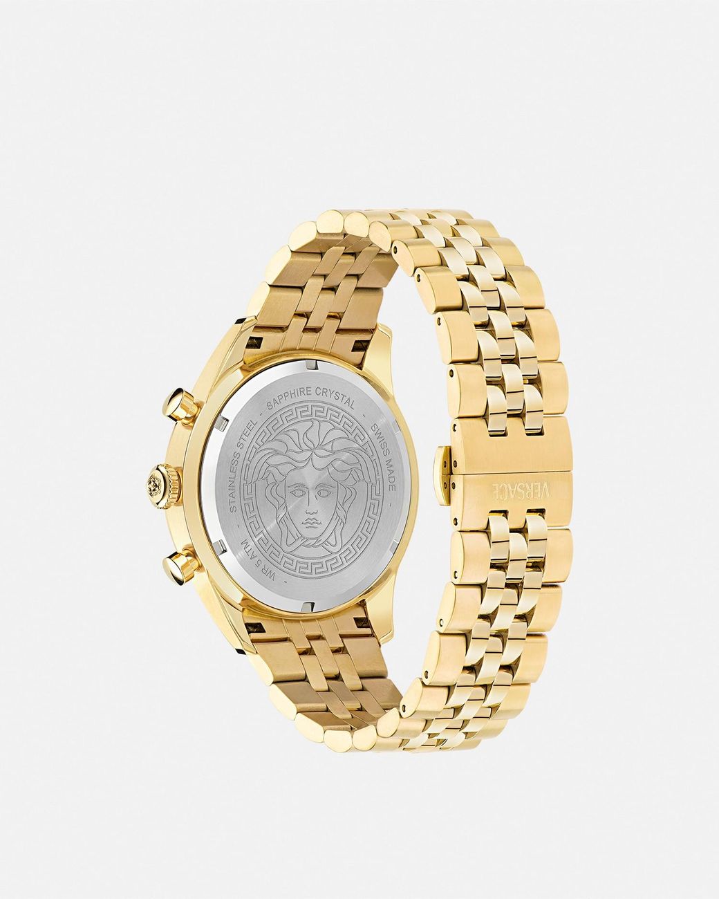 Versace Metallic Chrono Master Watch for men