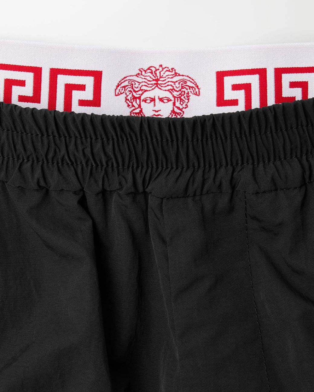 Versace Black Nylon Joggers for men