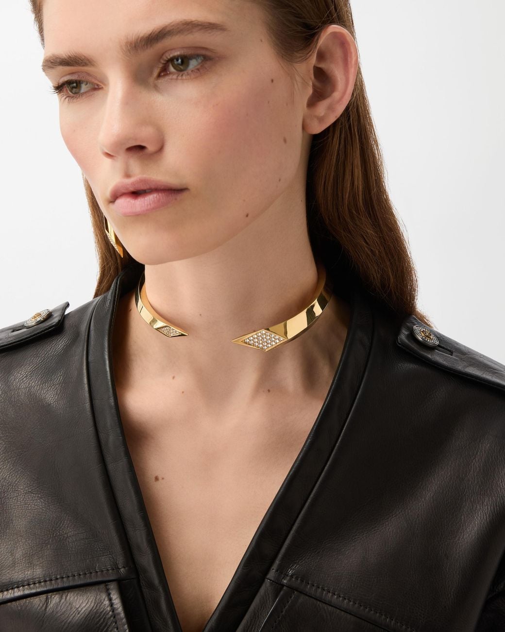 Versace Natural Blade Crystal Choker
