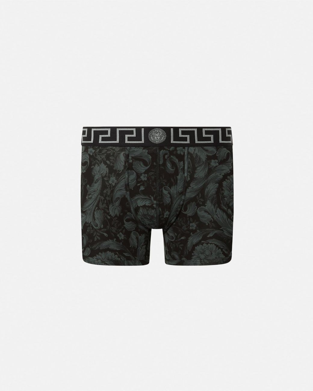 Versace Black Boxer Adhérent Long Barocco for men