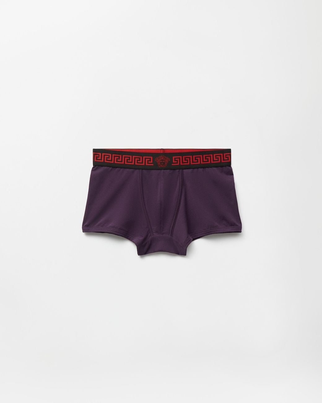 Versace Purple Cotton-Jersey Trunks for men