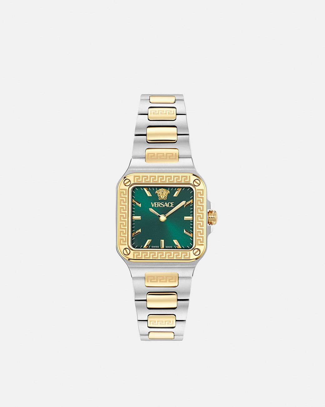 Versace White Greca Edge Watch