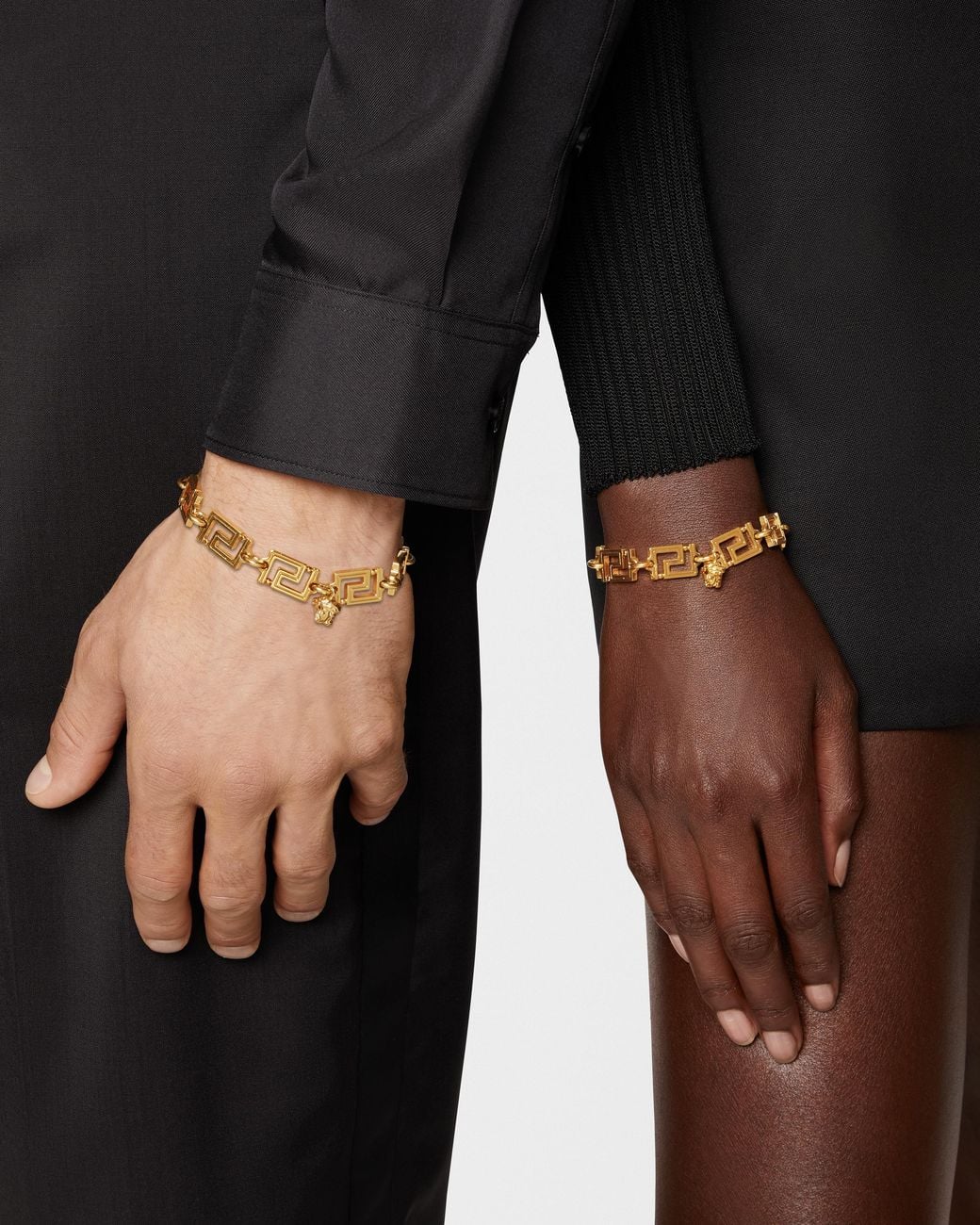 Versace Metallic Greca Bracelet