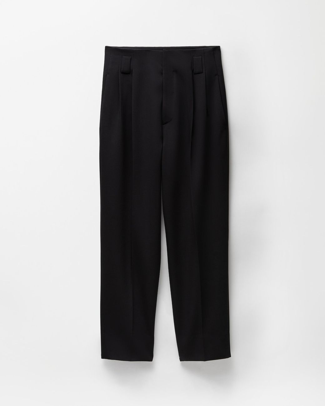 Versace Black Stretch Wool Tailored Pants for men