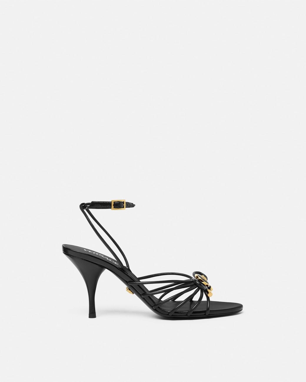 Versace White Opera Bow Nappa Sandals 85 Mm