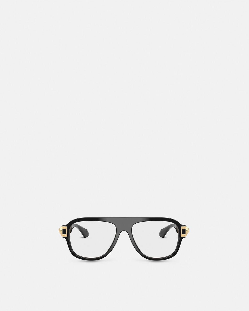 Versace White Vesta Navigator Glasses for men