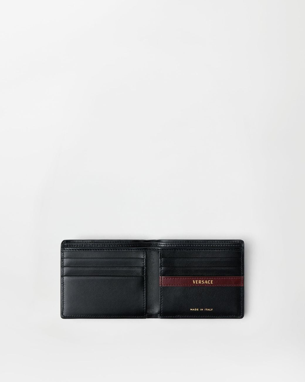 Versace White Roomy Leather Wallet for men