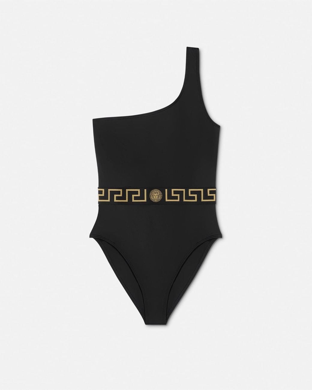 Versace Black Schwarze Meereskleidung Mit Signaturdetails
