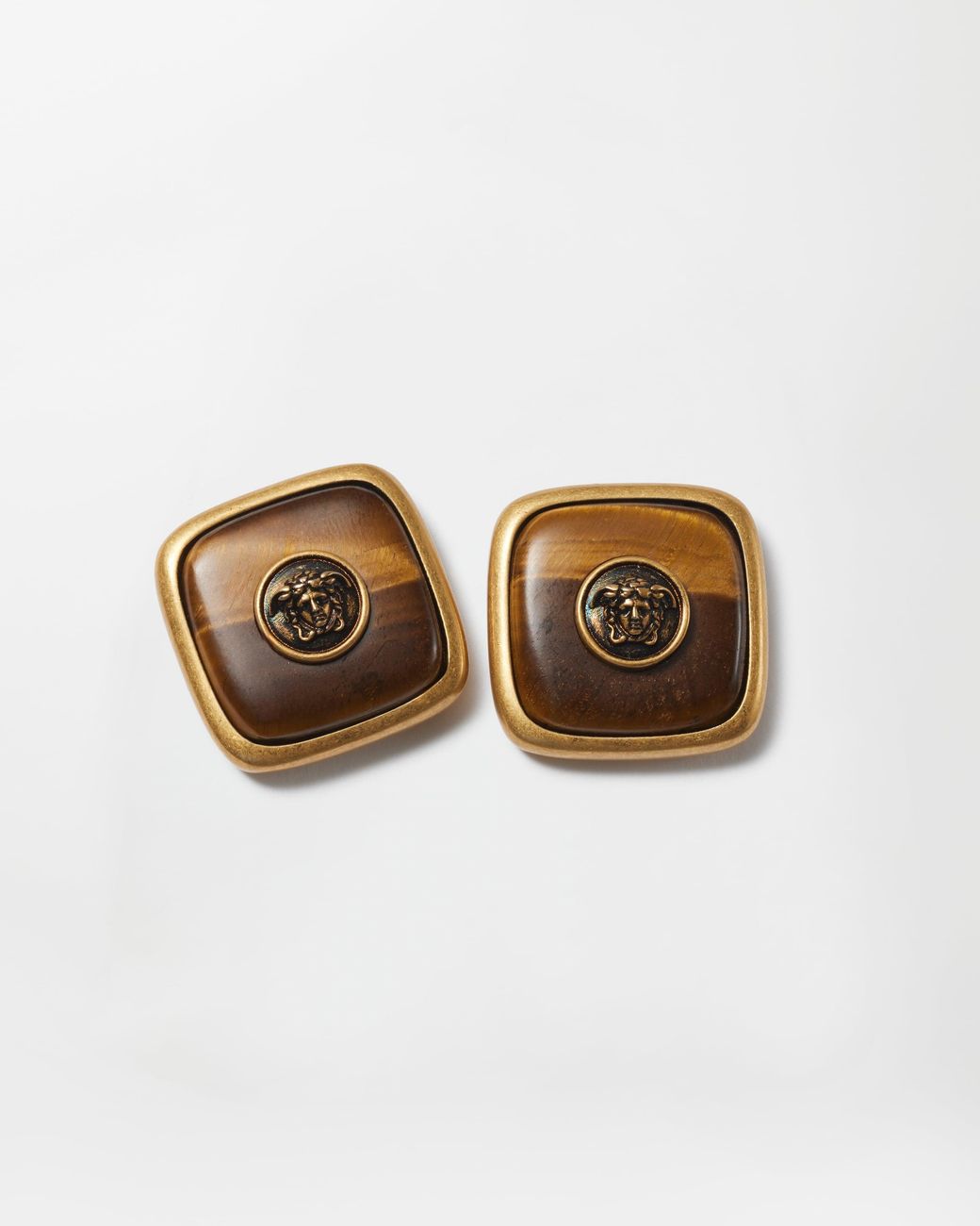 Versace Brown Aura Earrings