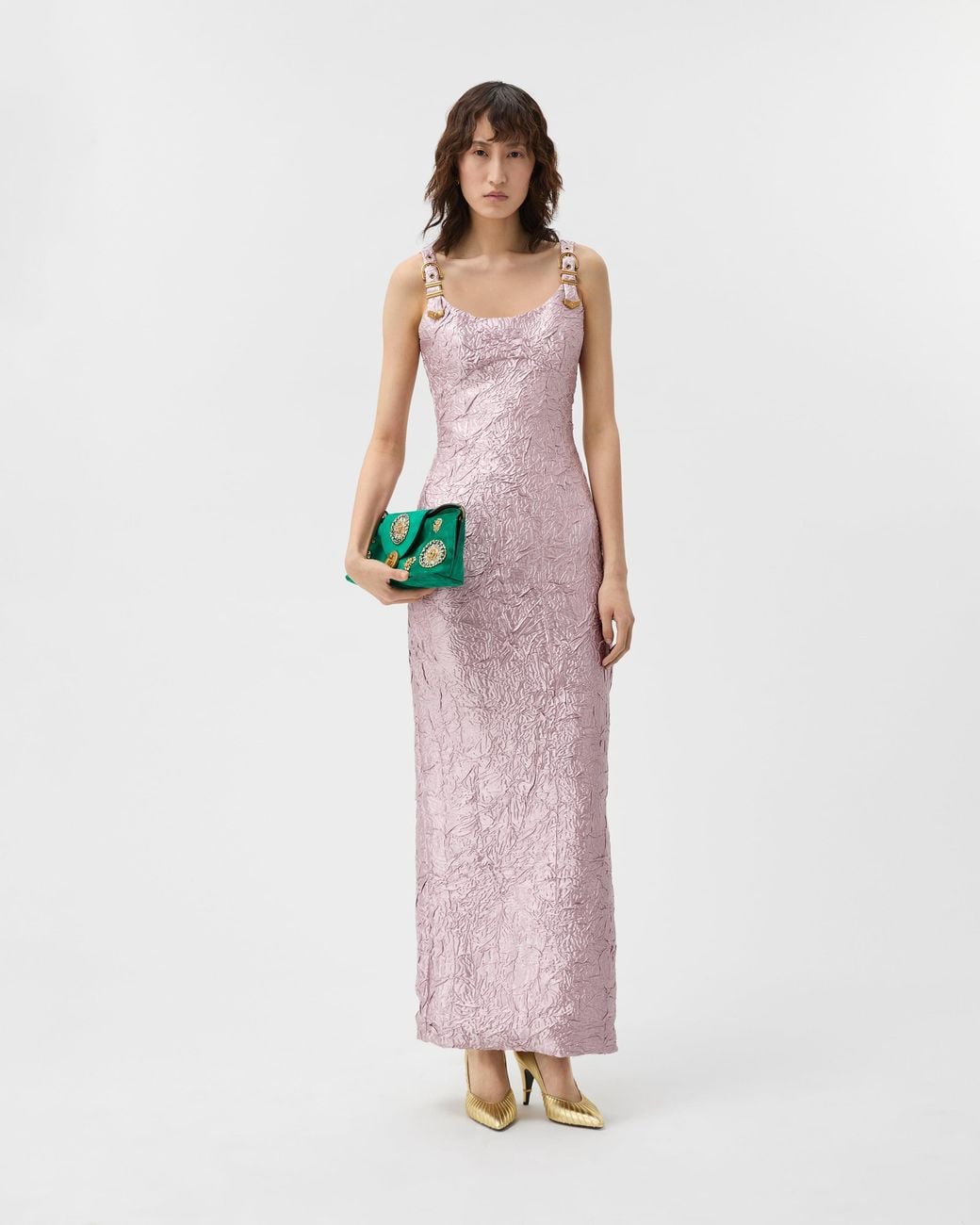 Versace Pink Double Duchesse Gown