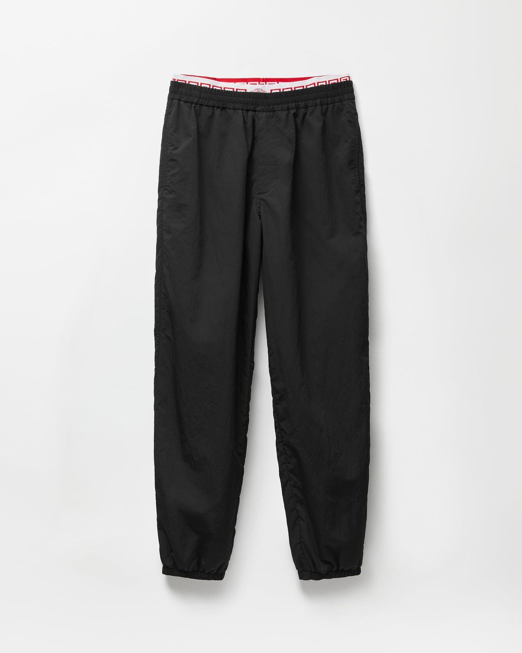 Versace Black Nylon Joggers for men