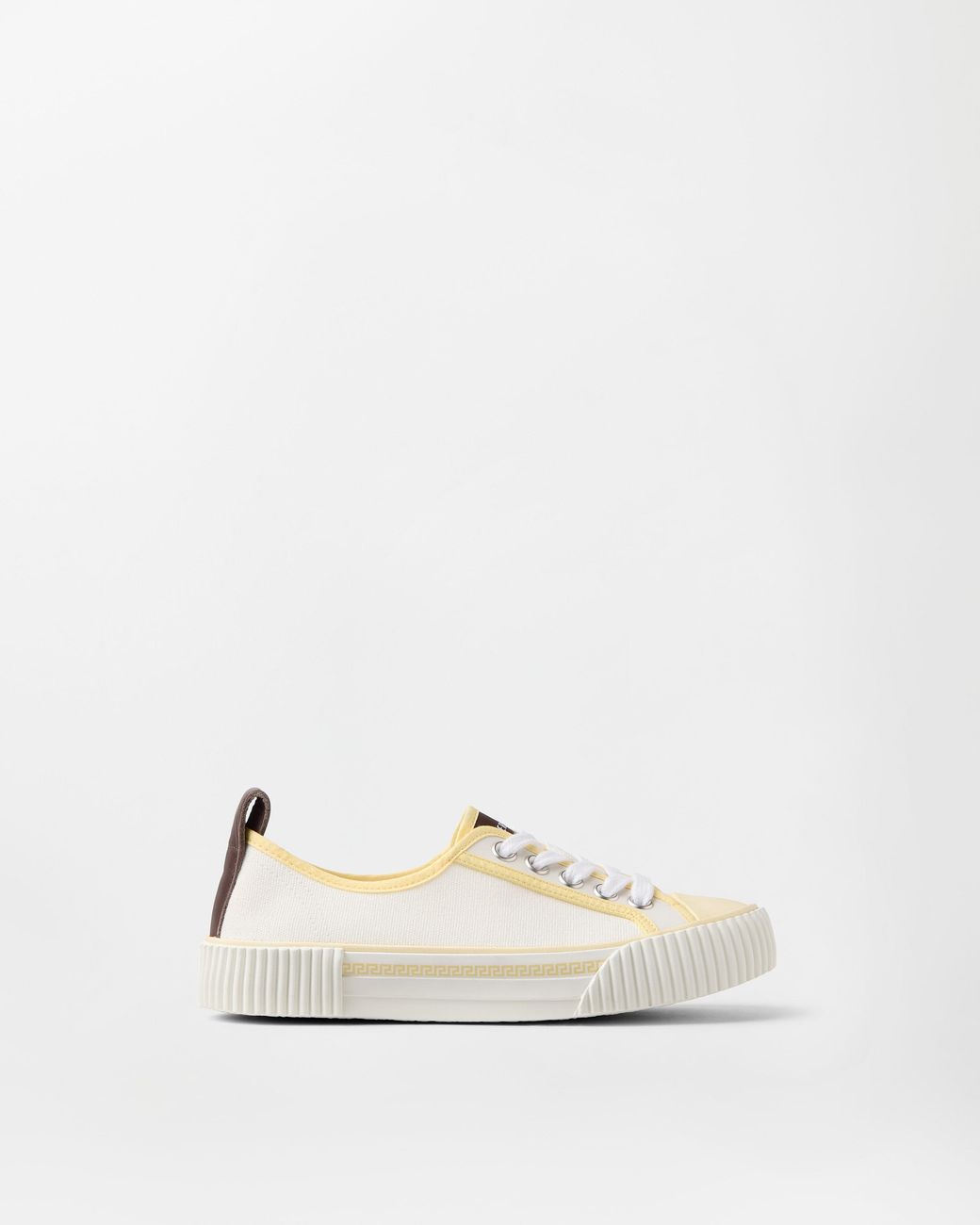 Versace White Goliath Canvas Sneakers