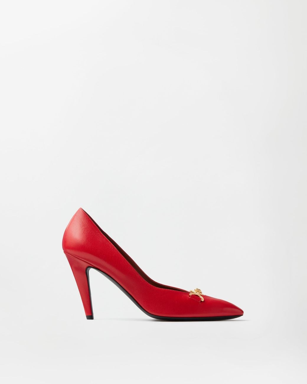 Versace Red Clelia Nappa Pumps 90 Mm