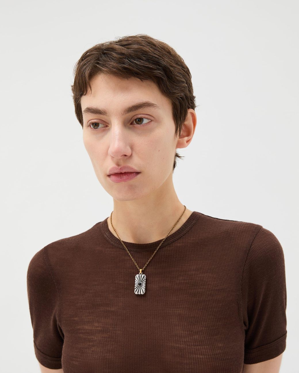 Versace White Circe Necklace